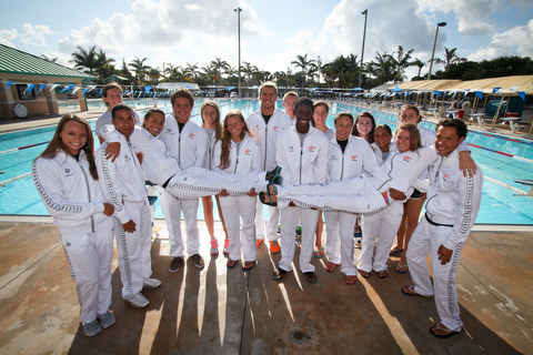 Swim team in south Florida