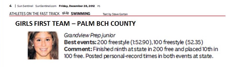 south Florida swimming